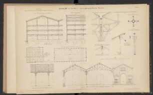 Tafel 8. Markthalle in Le Havre und Lagerspeicher in Nantes.