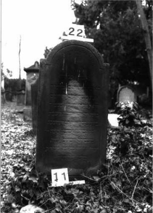 Grabstein A I/11/22