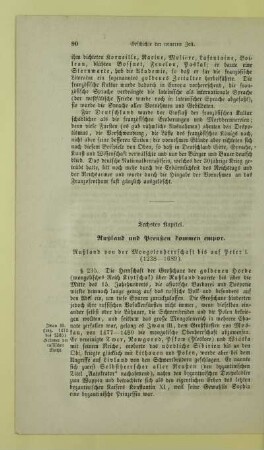Sechstes Kapitel. Rußland und Preußen kommen empor