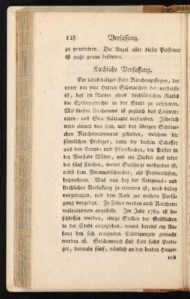Kirchliche Verfassung.
