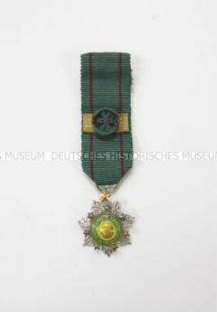 Orden des Sterns von Jordanien (Wisam al-Kawkab al-urduni), Miniatur zum Großkreuz