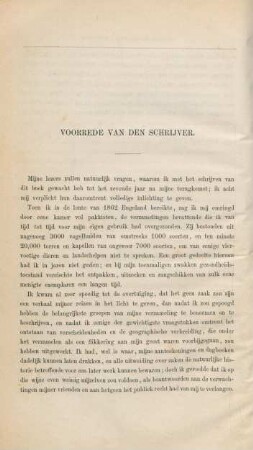 Voorrede van den schrijver