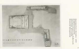 Filmfestspielhaus, Berlin-Westend (Diplomarbeit bei Karl Wilhelm Ochs): Grundriss Obergeschoss 1:200