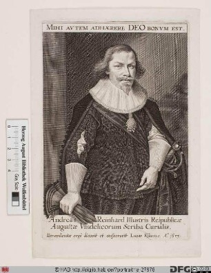 Bildnis Andreas Reinhard