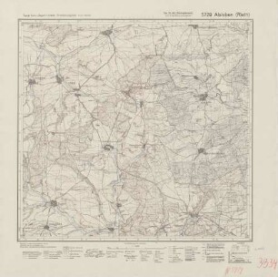 5729 Alsleben (Rieth), Topogr. Karte v. Bayern 1:25000 (Gradabteilungsblatt 4cm - Karte)