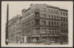 Ansichtskarte Eckgebäude, Ritterstraße 95, Ecke Brandenburgstraße