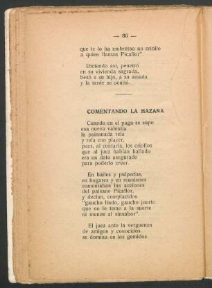 Comentando la hazaña