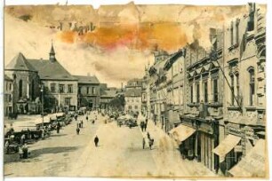 Komotau. Marktplatz