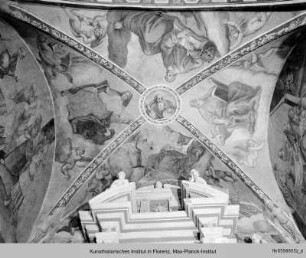 Freskenzyklus mit mariologischen Szenen : Die vier Evangelisten