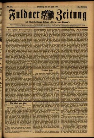 Ausgabe vom Mittwoch, den 17. Juli 1895.