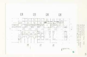 Gesamtschule, Berlin-Kreuzberg (Diplomarbeit bei Bernhard Hermkes): Grundriss Erdgeschoss + 0.00, 1:200