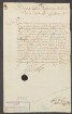 Herzog Karl V. von Lothringen bescheinigt dem Markgrafen Leopold Wilhelm von Baden-Baden den Empfang von 1.250 Reichsthalern Zins von der auf der Herrschaft Mahlberg stehenden Schuld von 25.000 rh.