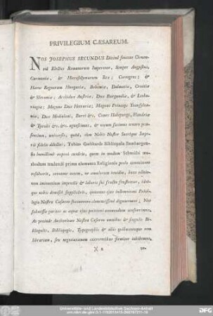 Privilegium Caesareum.