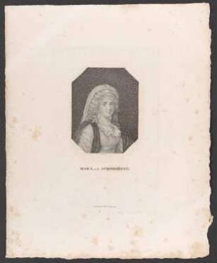 Porträt Gertrude Elizabeth Mara (1749-1833)