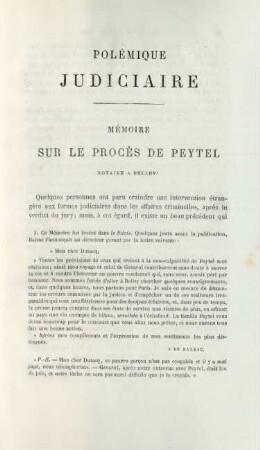 Polémique judiciaire