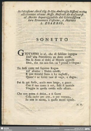 Sonetto