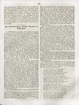491-492 Der Hochwürdigste Bischof Arnoldi in Düsseldorf