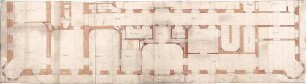 Pedetti, Peter Moritz (Maurizio); Eichstätt; Residenz (Codex Aureatinus) - Südflügel (Grundriss 1. OG)