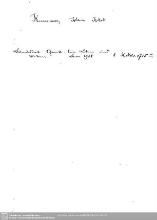 Kummer, Johann