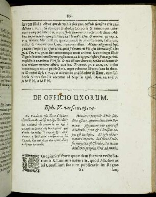 De Officio Uxorum.
