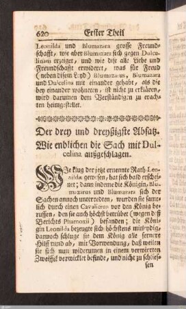 Der drey und dreyßigste Absatz. Wie endlichen die Sach mit Dulcelina außgeschlagen.