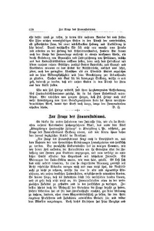 Zur Frage des Frauenstudiums