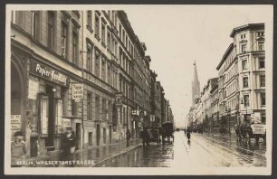 Ansichtskarte Blick in die Wassertorstraße