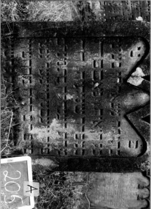 Grabstein 205 [Nir S. 125 Nr. 13.04]: Grabstein 205A [Nir S. 125 Nr. 13.04]