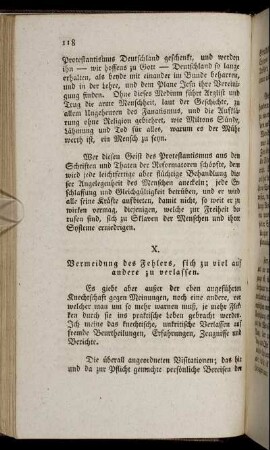 X. Vermeidung des Fehlers, sich zu viel auf andere zu verlassen.