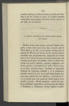 La Mucha Autoridad Que Cortes Tenia Entre Los Indios