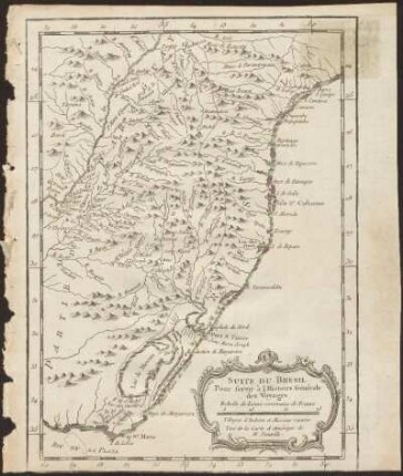 Suite Du Bresil : Pour servir à l'Histoire Générale des Voyages ; Villages d'Indiens et Missions ruinées