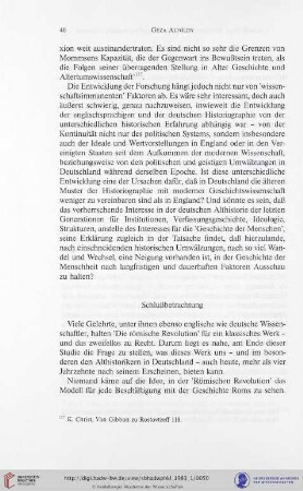 Schlußbetrachtung