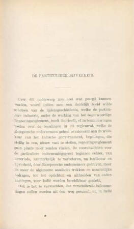 De particuliere nijverheid