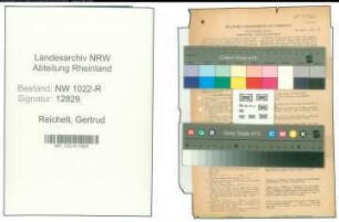 Entnazifizierung Gertrud Reichelt , geb. 22.07.1900 (Beamtin)