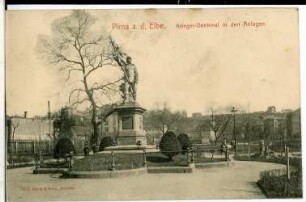 Pirna. Kriegerdenkmal in den Anlagen