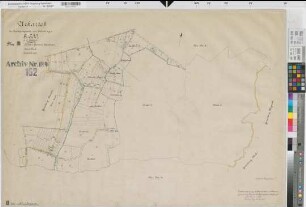 Scheidingen (Welver), Illingen (Welver), Umlegung Scheidingen-Illingen, Urkarte I Scheidingen Flur 3,1