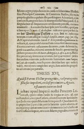 Thesis XVI. - XX.