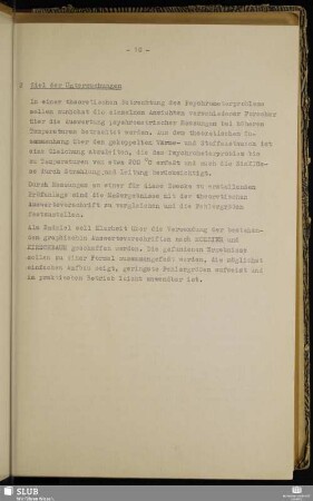 2 Ziel der Untersuchungen