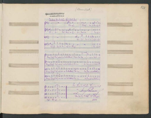 Deutsches Bundeslied. Auszüge; Coro maschile; D-Dur; op.49