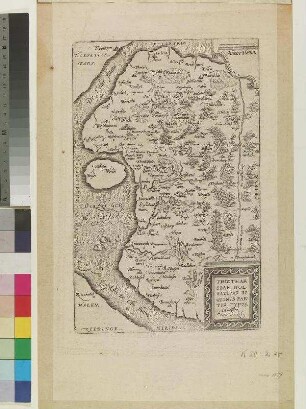 Karte von der Dithmarschen (16. Jahrhundert)