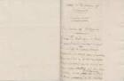 Anfang der englischen Übersetzung der Erzählung 'Aline, reine de Golconde' von de Boufflers, von Karoline Luises Hand.