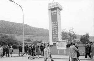 Zurzach, Schweiz: Ankunft des Freiburger Stadtrats in Zurzach