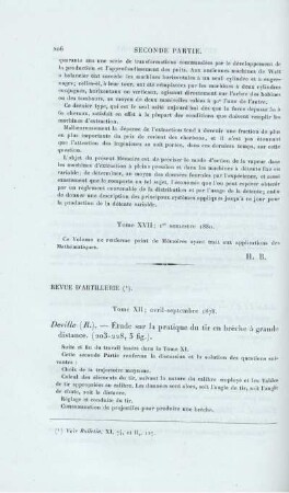 Revue d'artillerie.