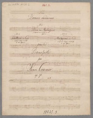 Mazurkas; E; pf; op. 71/3 - BSB Mus.Schott.Ha 11624-2