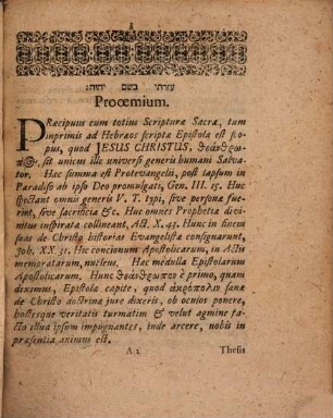 Christus theanthrōpos ex primo Epistolae ad Hebraeos capite demonstratus