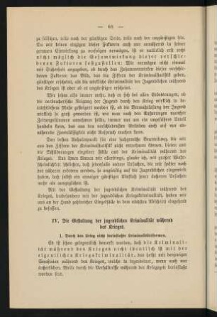 68-139, IV. Die Gestaltung der jugendlichen Kriminalität während des Krieges.