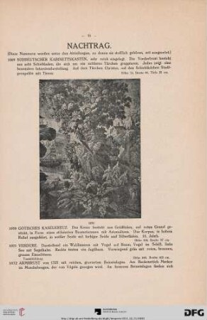 Nachtrag (Nr. 1069-1089)