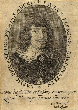Bildnis von Paul Fleming (1609-1640)