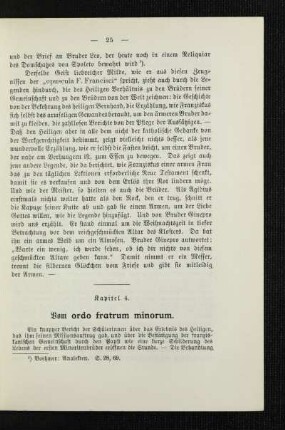 Vom ordo fratrum minorum