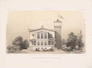 Villa August Heckmann, Berlin: Ansicht (aus: Architektonisches Skizzenbuch, H. 92/4, 1868)